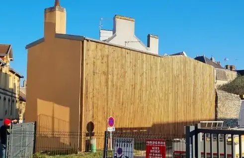 escalier bois Gouville-sur-Mer-3