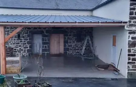 escalier bois Gouville-sur-Mer-5